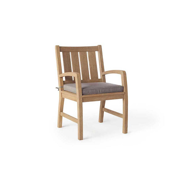 Rutherford Dining Arm Chair in Weathered Teak