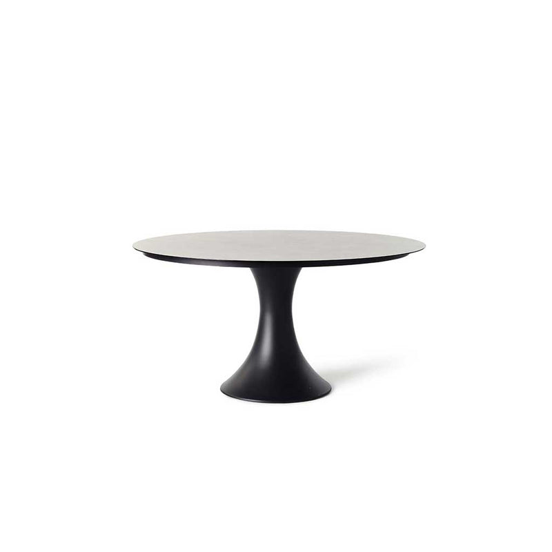 Bodega 59" Round Dining Table in Charcoal