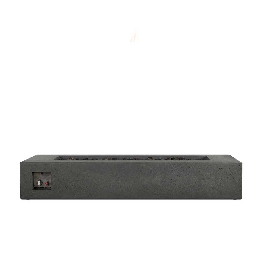 Aspen 72" Rectangular Fire Table - Carbon