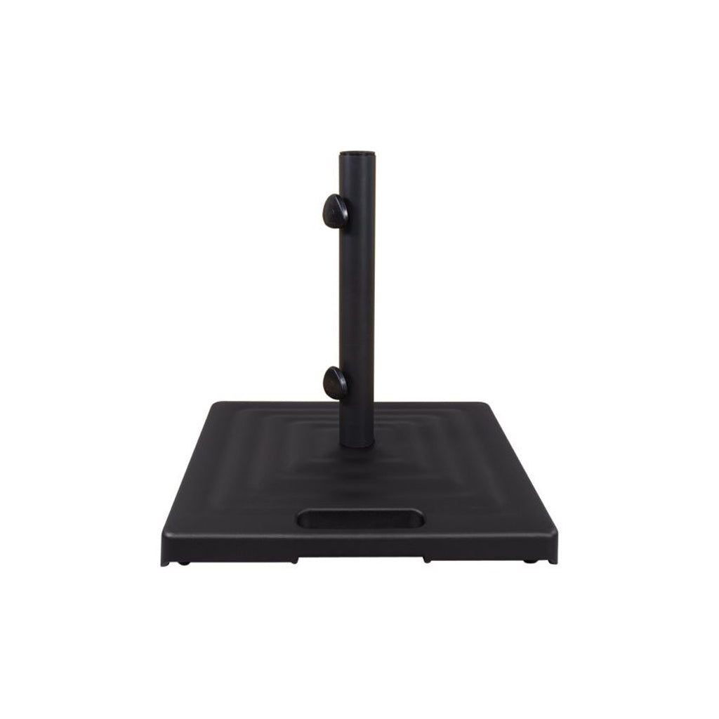 Monaco Square Umbrella Base with Wheels - Black