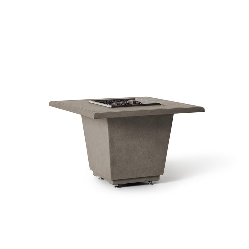 Indio Square Fire Table in Light Basalt