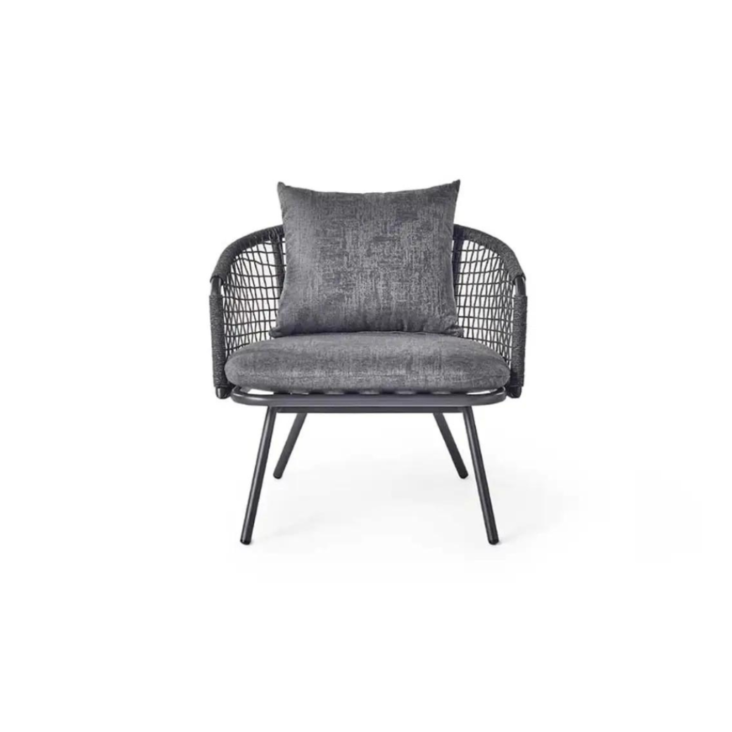 Cazadero Lounge Chair in Charcoal | Terra Outdoor Living