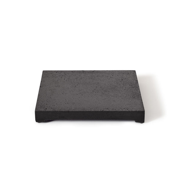 Contempo and Cosmopolitan Square Fire Table Lid in Black Lava