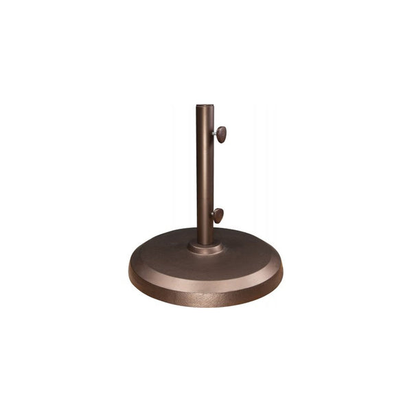 bronze patio umbrella stand 70 LB STEEL BASE, inch diameter umbrella stand easily fits under picnic tables CABANA 9 Ft Patio Umbrella