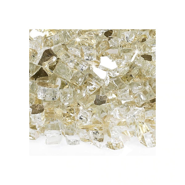 1/4" Gold Reflective Fire Glass (10 lbs)
