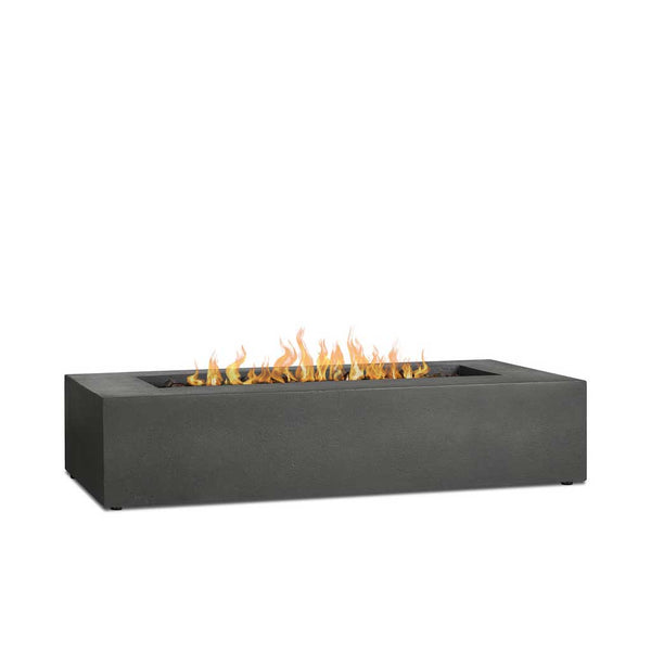 Aspen Rectangular Fire Table - Carbon