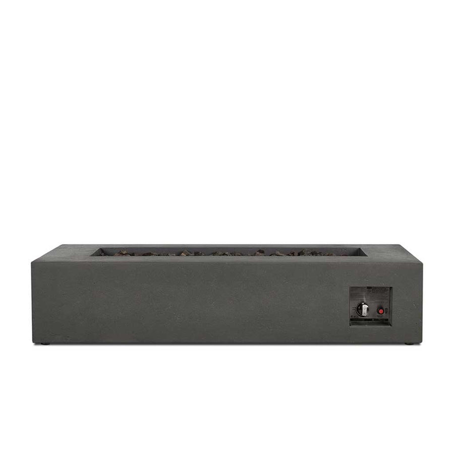 Aspen Rectangular Fire Table - Carbon