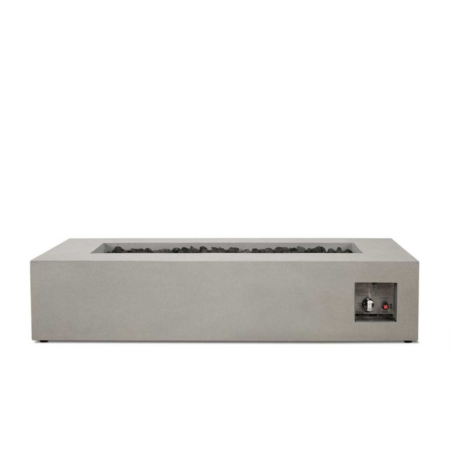 Aspen Rectangular Fire Table - Flint