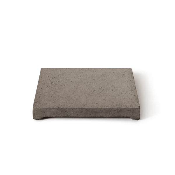 Contempo and Indio Square Fire Table Lid in Light Basalt