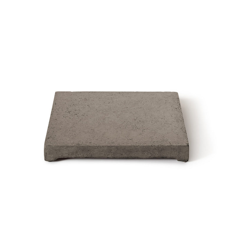 Contempo and Indio Square Fire Table Lid in Light Basalt