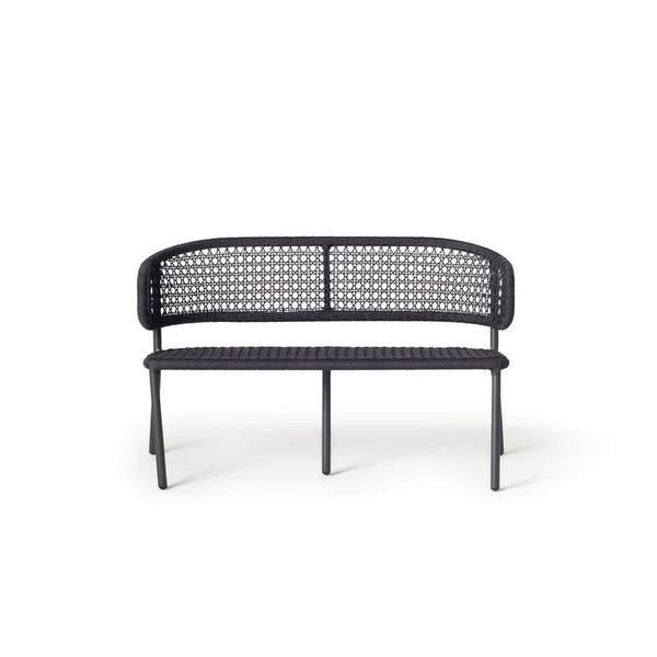 Mariposa Loveseat with Charcoal Rope