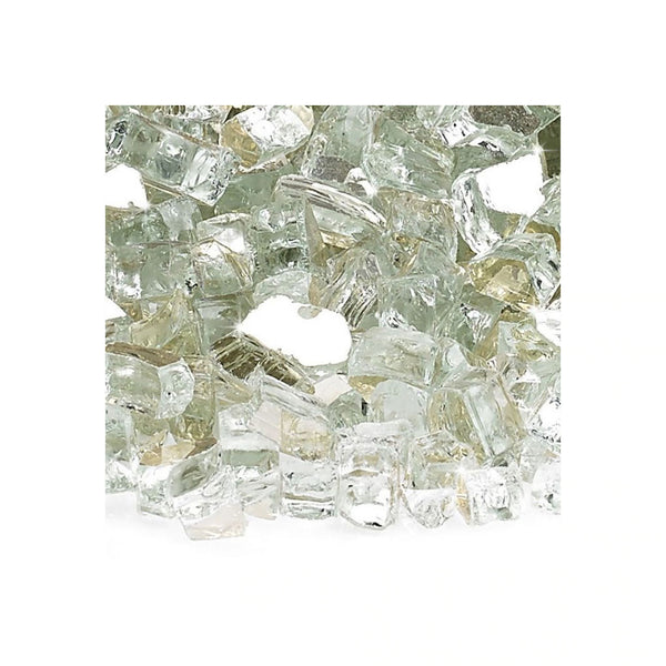 1/4" Platinum Reflective Fire Glass (10 lbs)